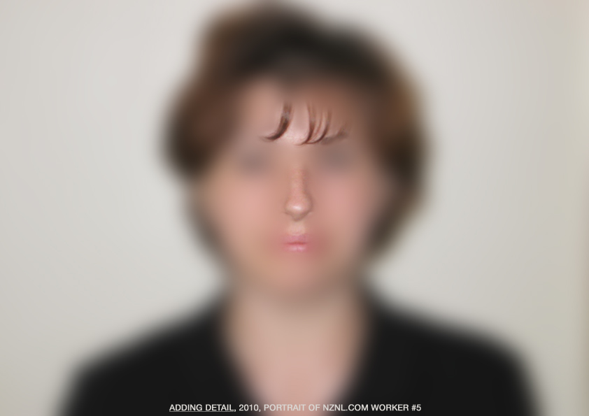 Geert Dekkers - a drawing a day at nznl.com - ADDING DETAIL, 2010, PORTRAIT OF NZNL.COM WORKER #5
photoshop file from found image
